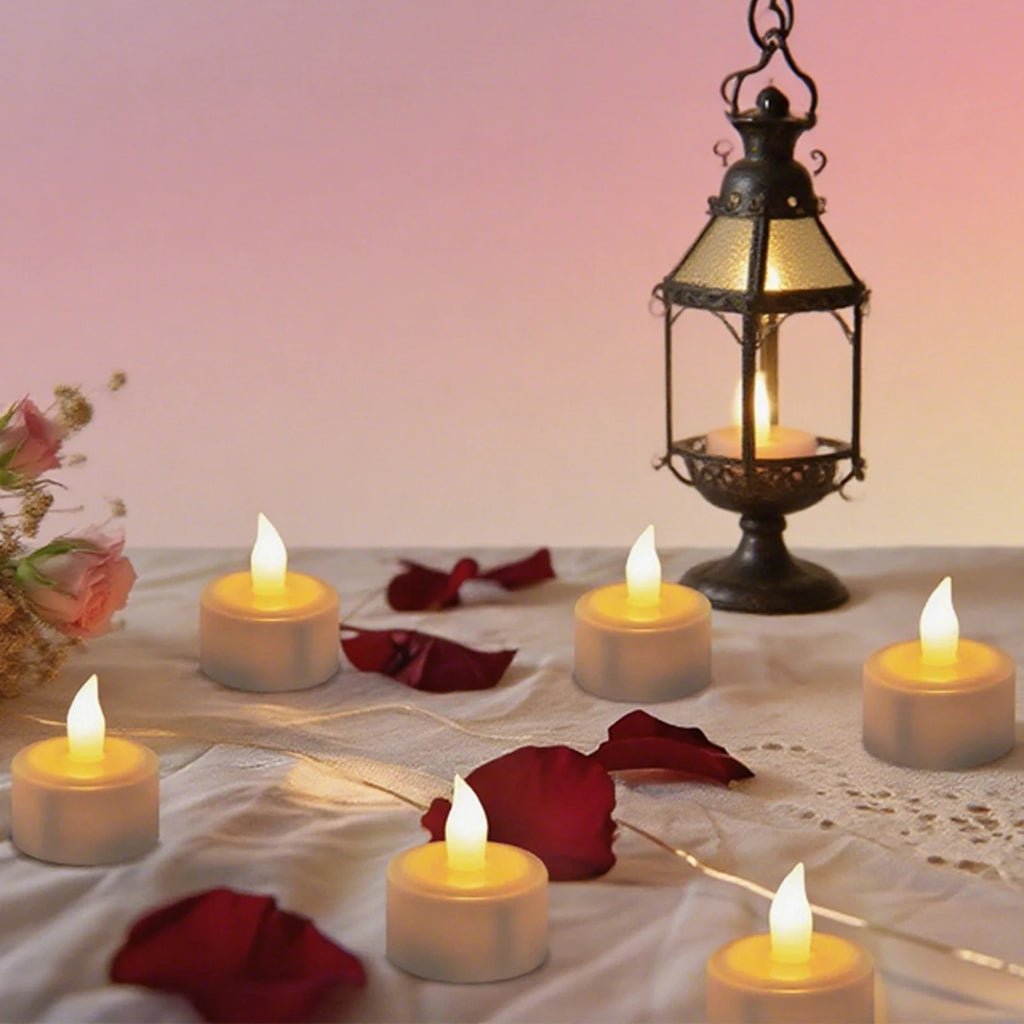 Set of 24 LED candle lights
