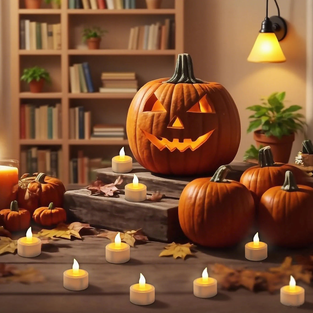 Set of 24 LED candle lights