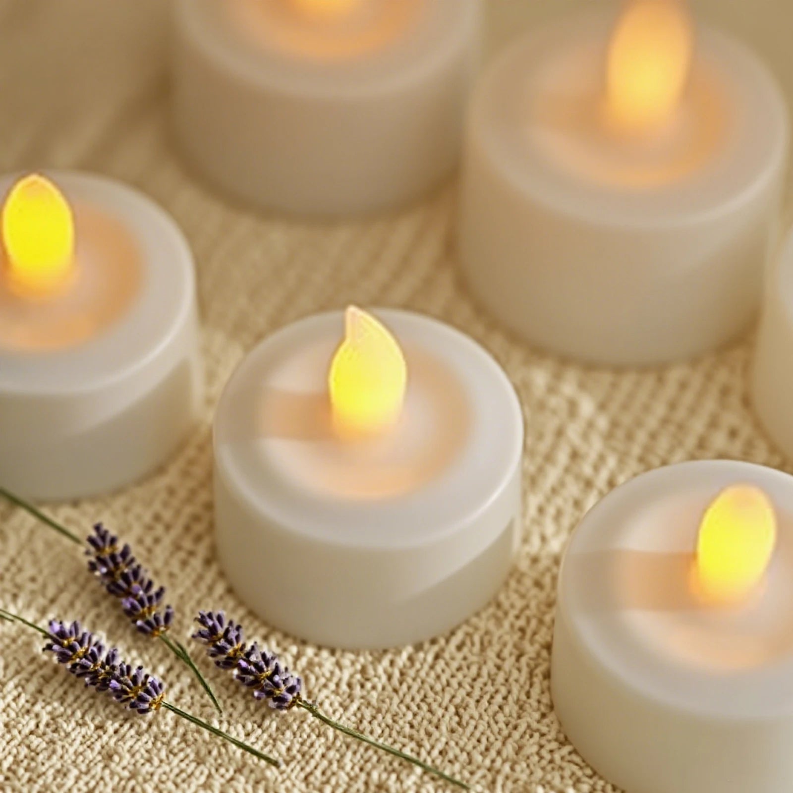 Set of 24 LED candle lights