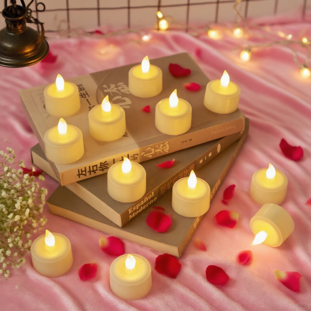 Set of 24 LED candle lights