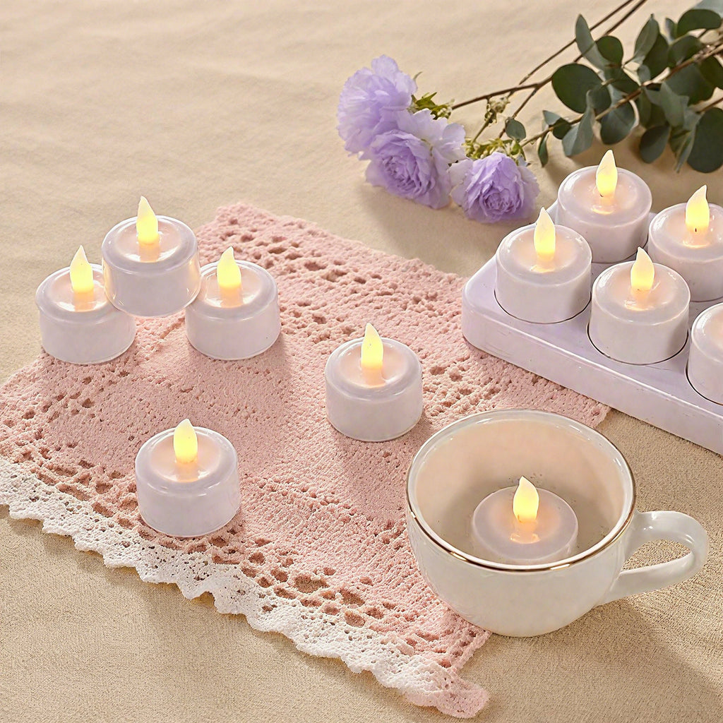 Set of 24 LED candle lights