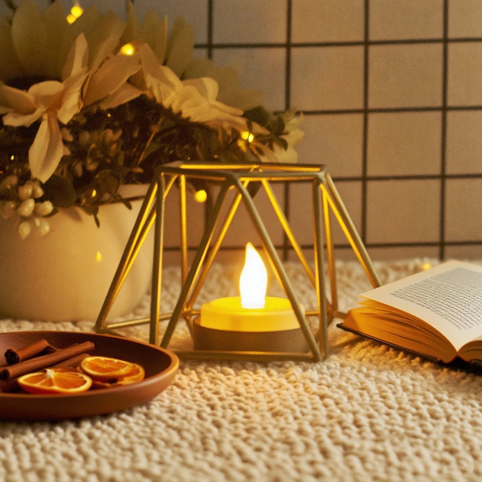 Set of 24 LED candle lights