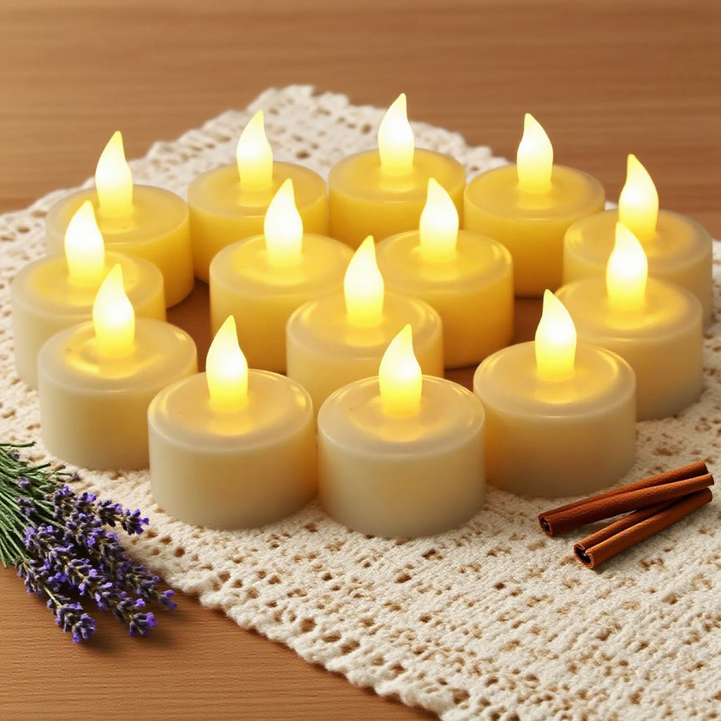 Set of 24 LED candle lights